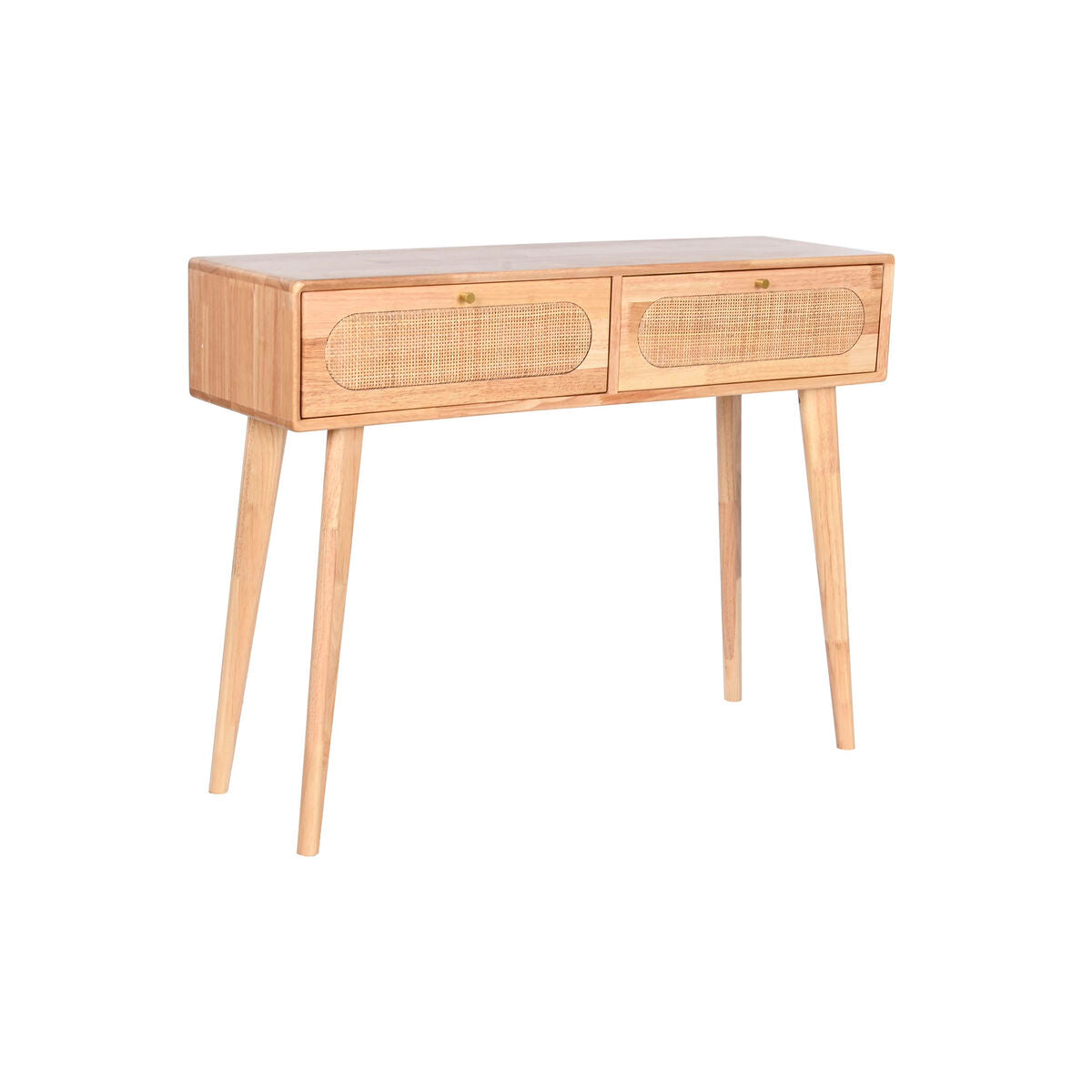 Console DKD Home Decor Métal Bois d'hévéa 100 x 30 x 78 cm