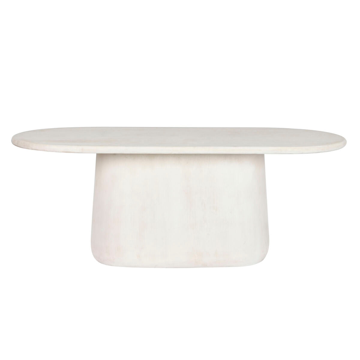 Table de Salle à Manger Home ESPRIT Blanc Bois de manguier 200 x 100 x 75 cm