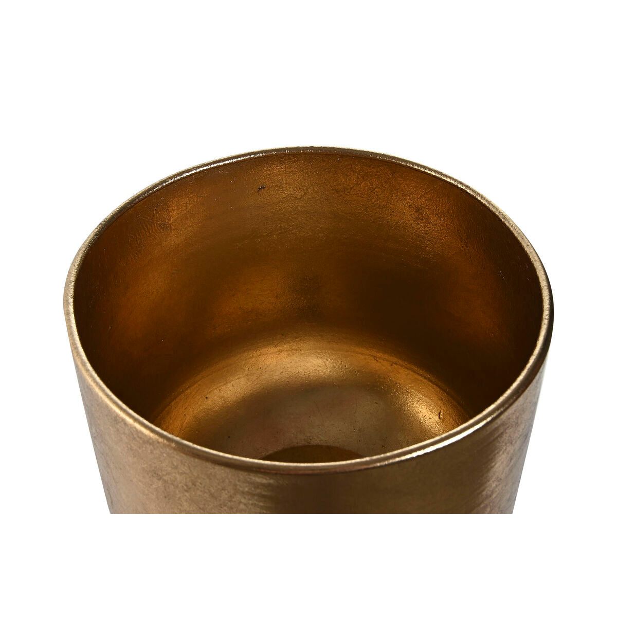 Sceau à Glace Home ESPRIT Doré Résine Tropical 33 x 22 x 34,5 cm