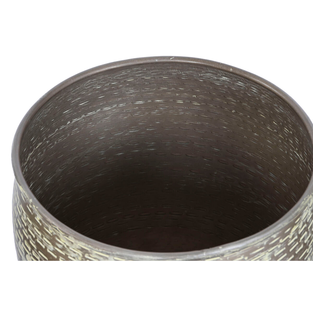 Set de pots de fleurs Home ESPRIT Vert Aluminium 39 x 39 x 33 cm