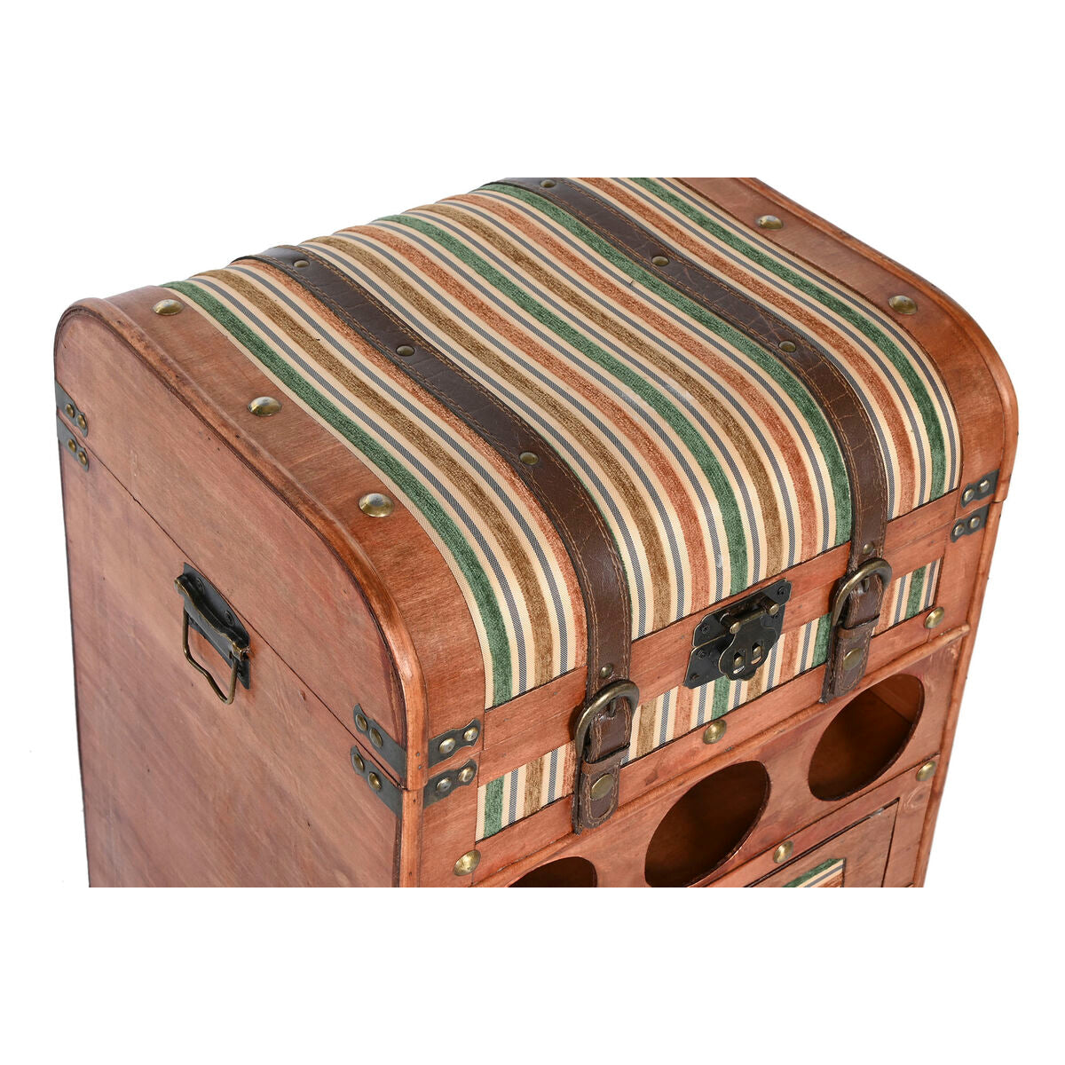 Range Bouteilles Home ESPRIT Marron Peuplier 40 x 35,5 x 71 cm