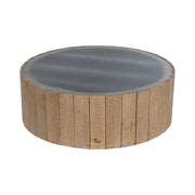 Table Basse Home ESPRIT Sapin Bois MDF 90 x 90 x 30 cm