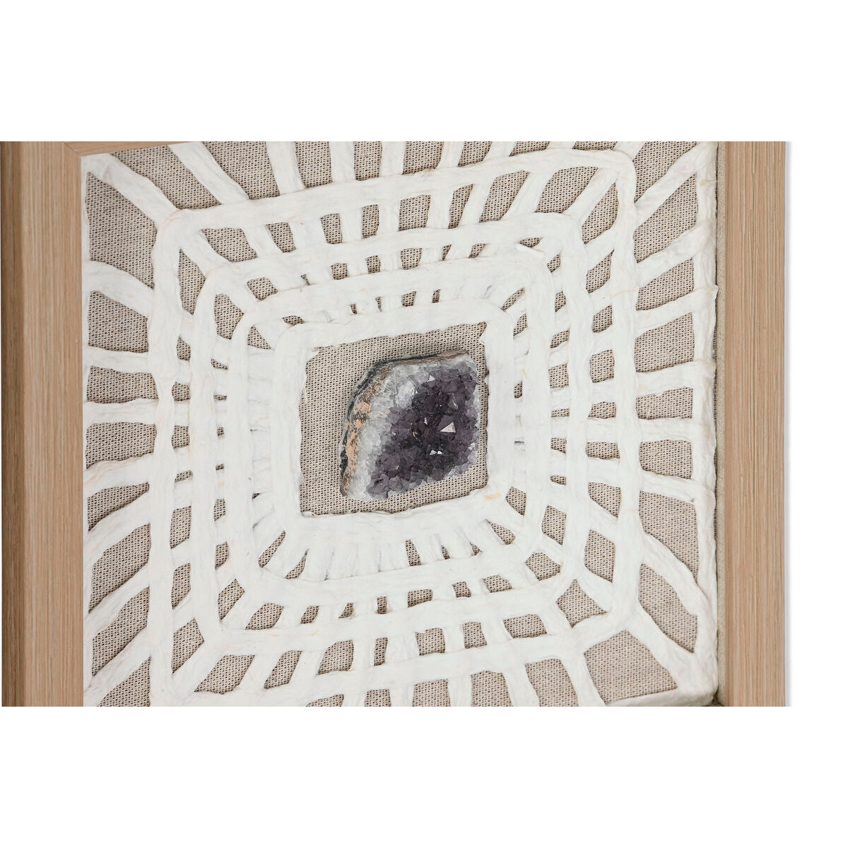 Jeu de 4 tableaux Home ESPRIT Papier Verre 22 x 2 x 22 cm