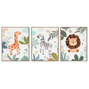 Toile Home ESPRIT polystyrène Toile 40 x 3 x 50 cm