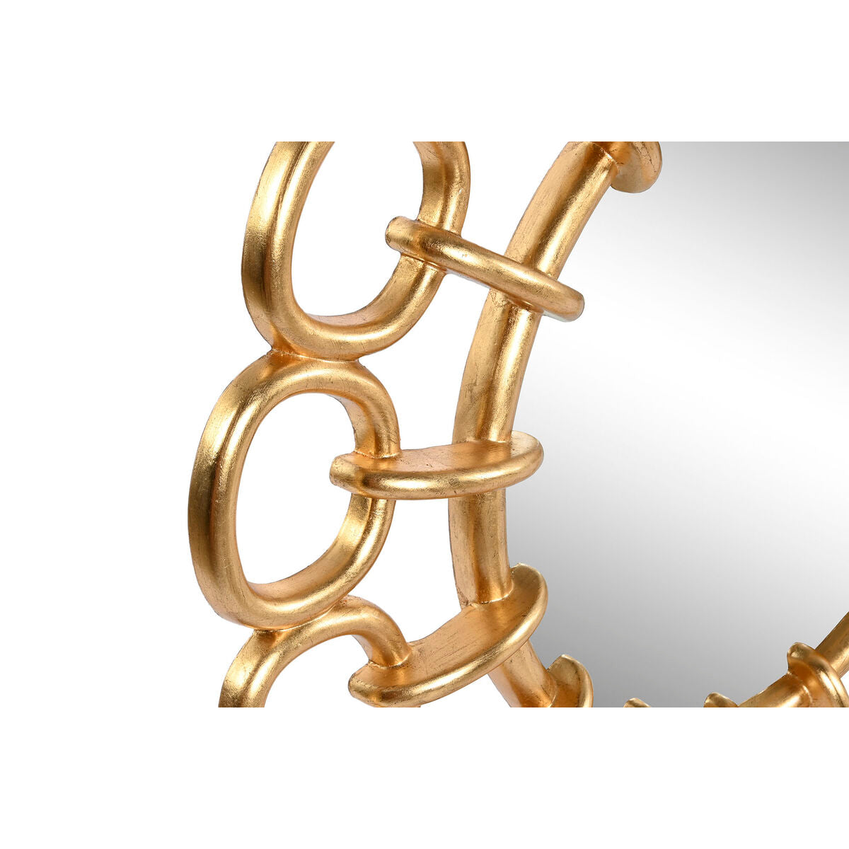 Miroir mural Home ESPRIT Doré 95 x 5 x 95 cm