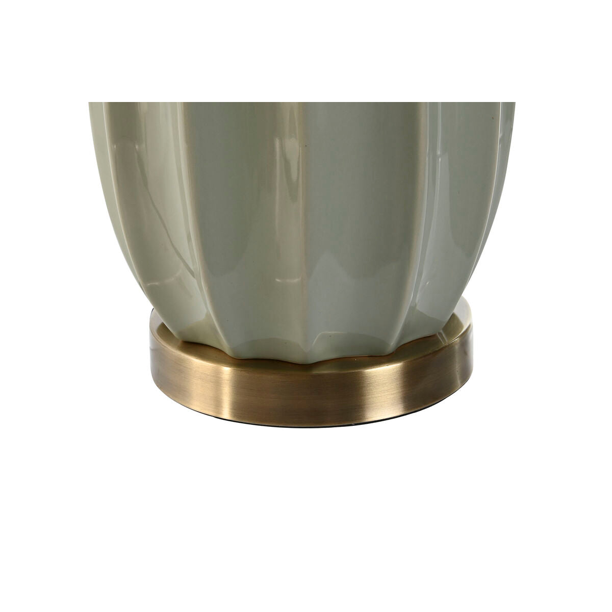 Lampe de bureau Home ESPRIT Blanc Vert Grès 50 W 220 V 40 x 40 x 78 cm