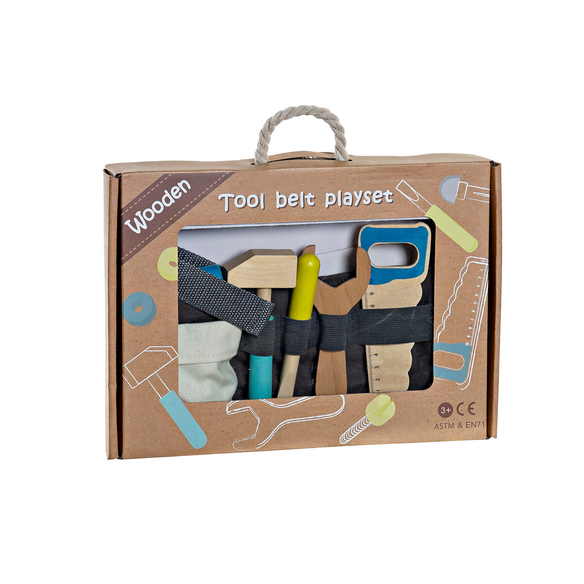 Outils à jouer Home ESPRIT 31,5 x 4,5 x 22 cm