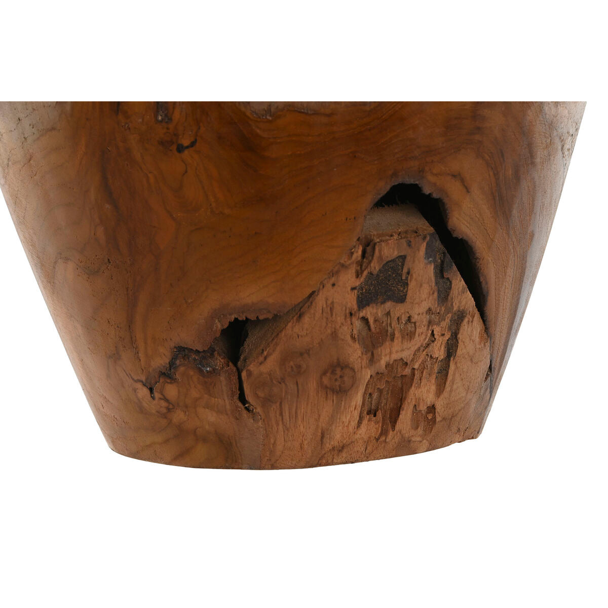 Vase Home ESPRIT Naturel Brun foncé Teck 34 x 34 x 40 cm