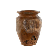 Vase Home ESPRIT Naturel Brun foncé Teck 34 x 34 x 40 cm