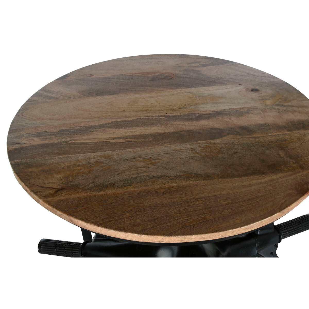 Table d'appoint Home ESPRIT Marron Noir Fer Bois de manguier 116 x 72 x 110 cm