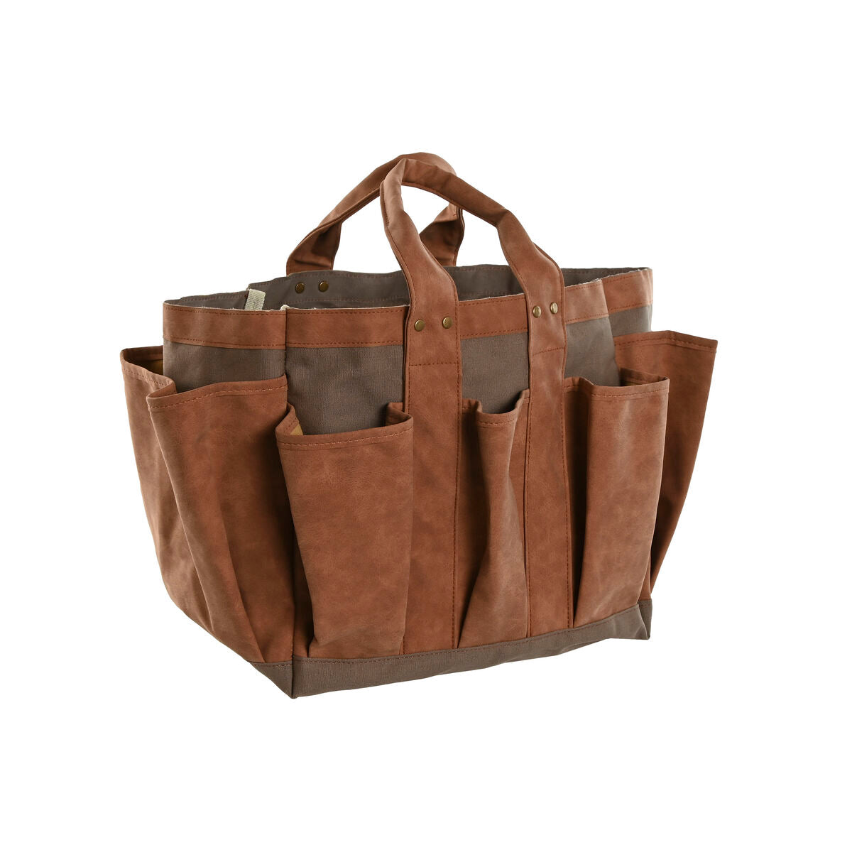 Porte-outil Home ESPRIT Sac Jardin Marron 47 x 18 x 27 cm