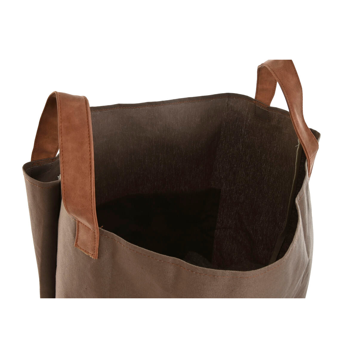 Sac à déchets de jardin Home ESPRIT Marron polialgodon Coton 40 x 40 x 60 cm