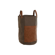 Sac à déchets de jardin Home ESPRIT Marron polialgodon Coton 40 x 40 x 60 cm
