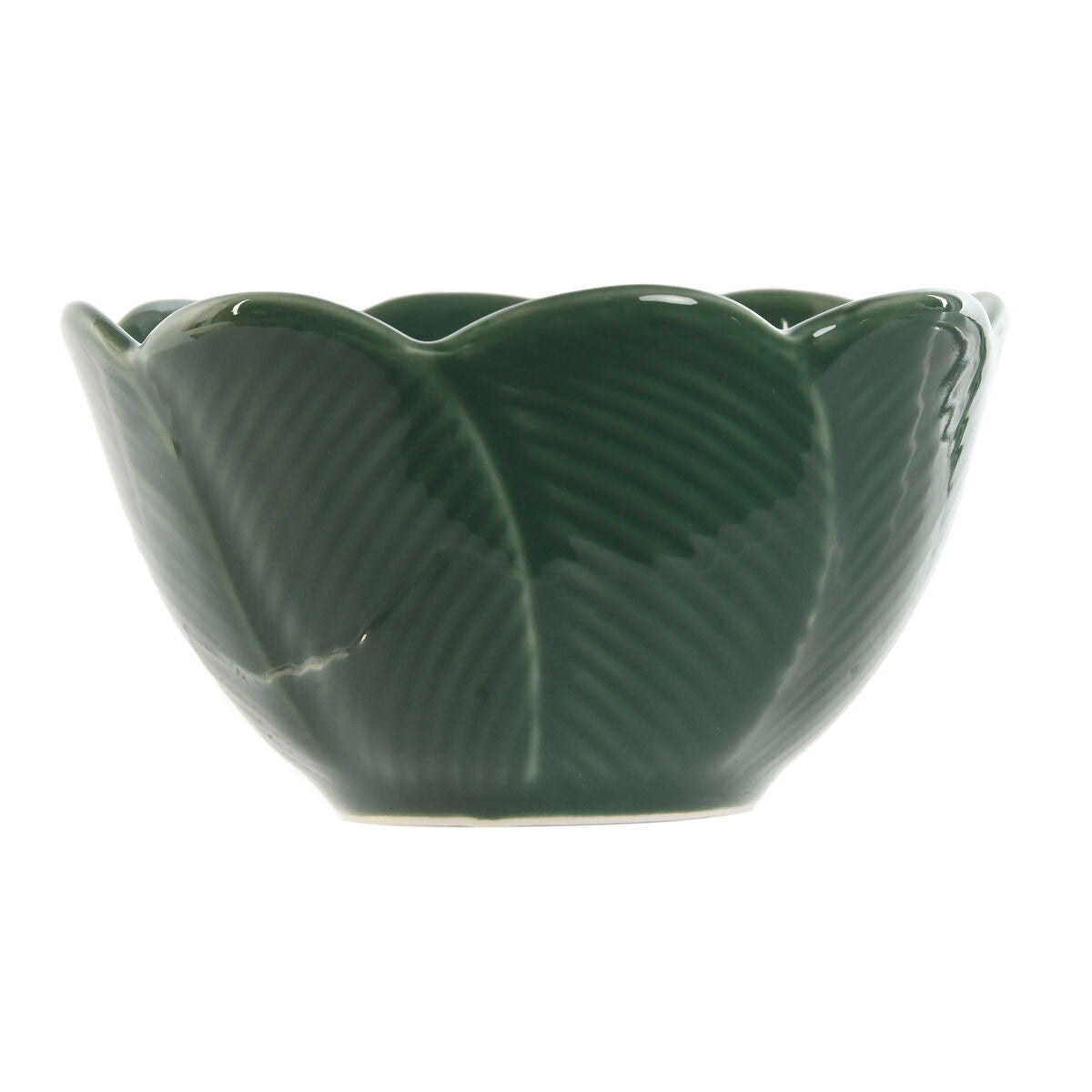Ensemble à apértif Home ESPRIT Vert Vert foncé Bambou Porcelaine Tropical 4 Pièces 32 x 10 x 7 cm (2 Unités)