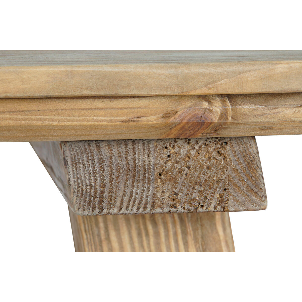 Table de Salle à Manger Home ESPRIT Marron Naturel Bois Bois de pin 220 x 100 x 76 cm