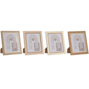 Cadre photo Home ESPRIT Verre Bois MDF Scandinave 23 x 2,8 x 28 cm (4 Unités)