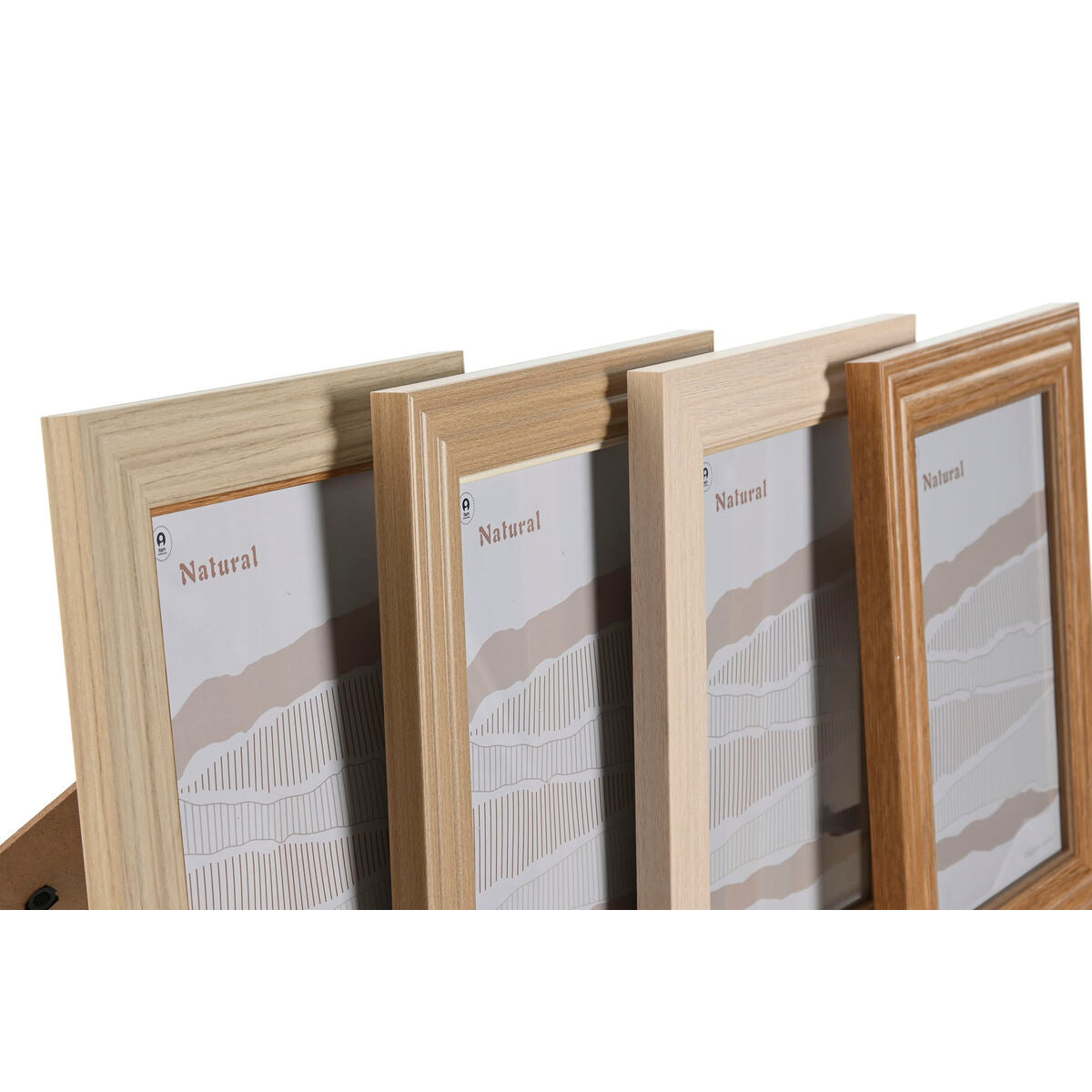 Cadre photo Home ESPRIT Multicouleur Verre polystyrène 21,2 x 1,6 x 26,2 cm (4 Unités)