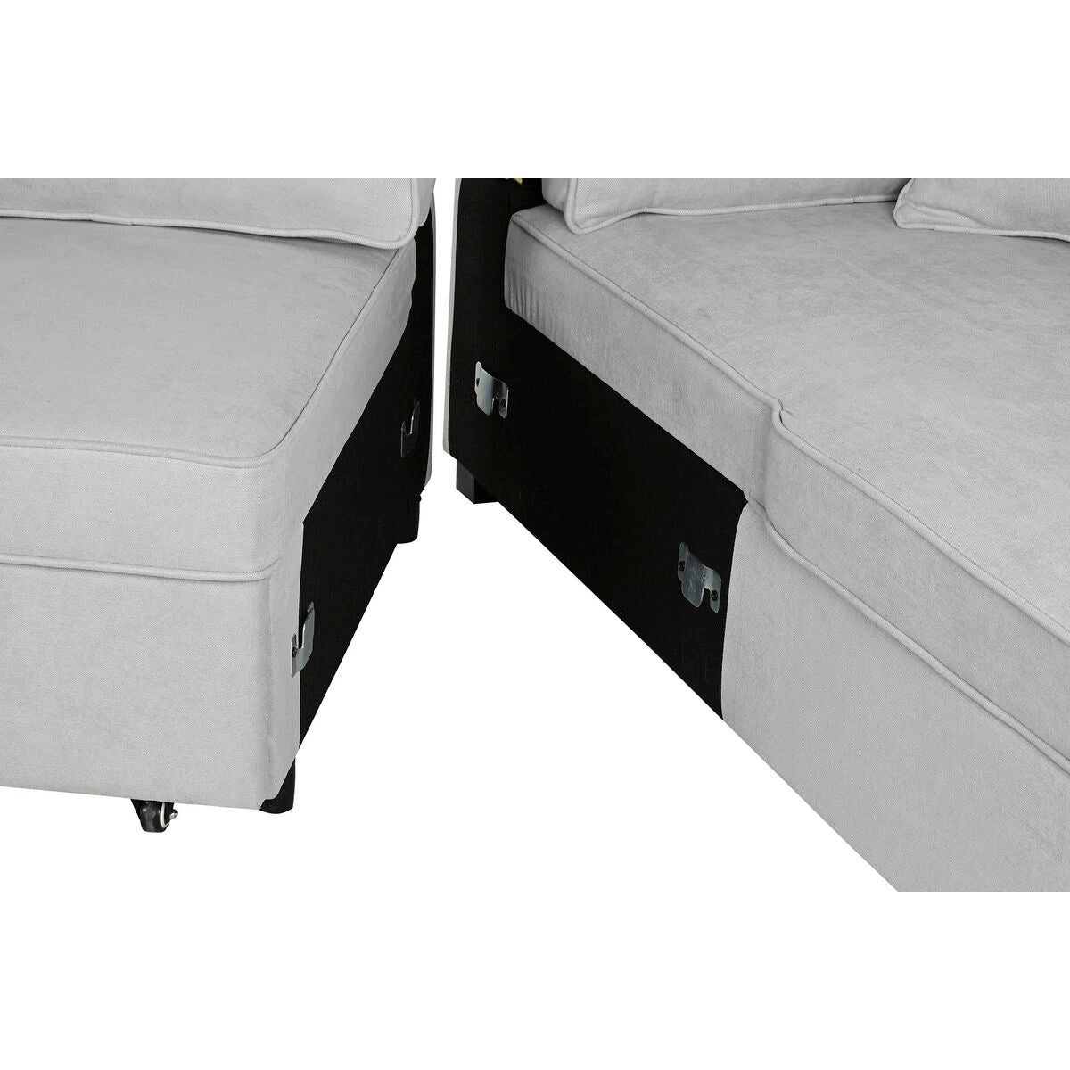 Canapé Convertible Home ESPRIT Gris Moderne 298 x 154 x 92 cm