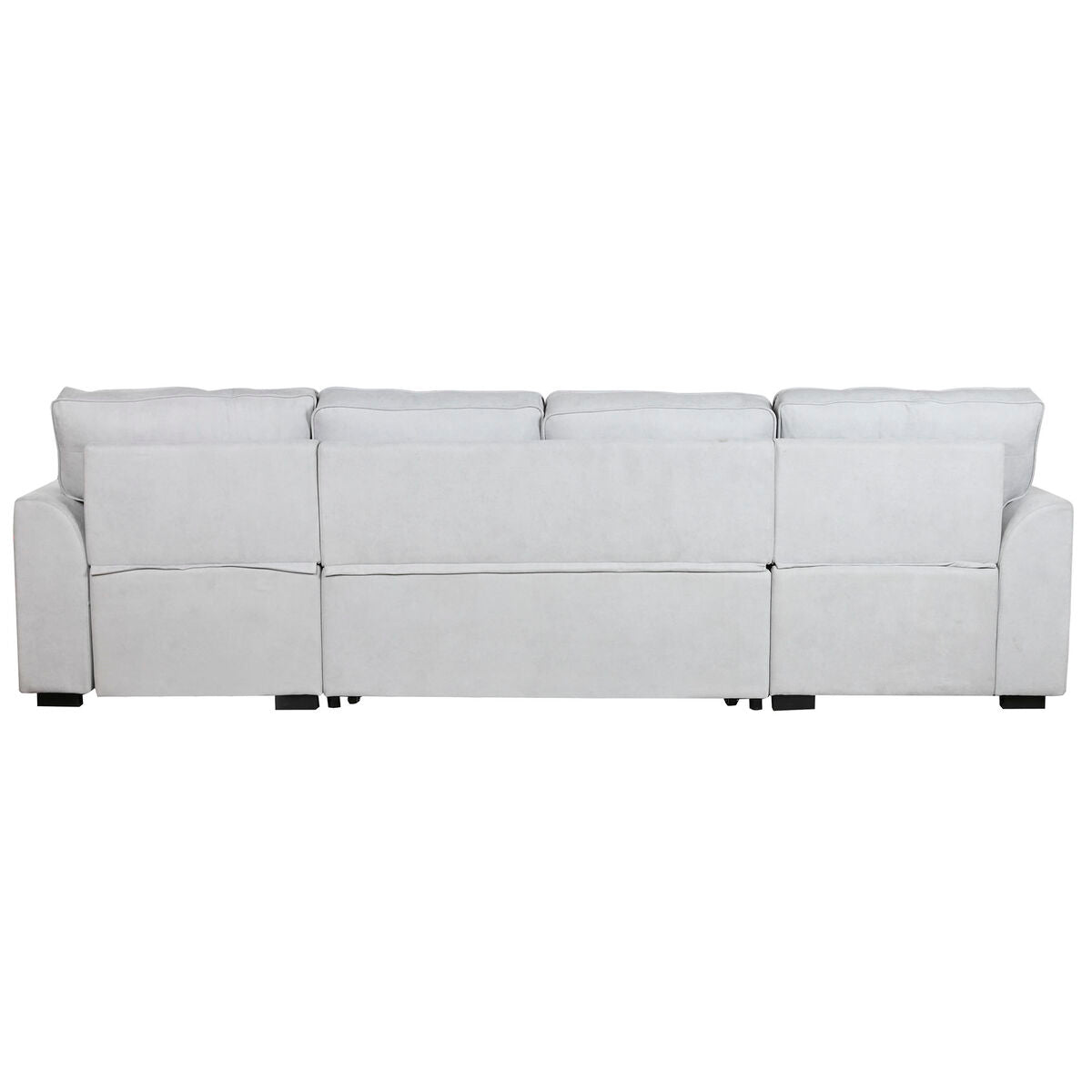 Canapé Convertible Home ESPRIT Gris Moderne 298 x 154 x 92 cm
