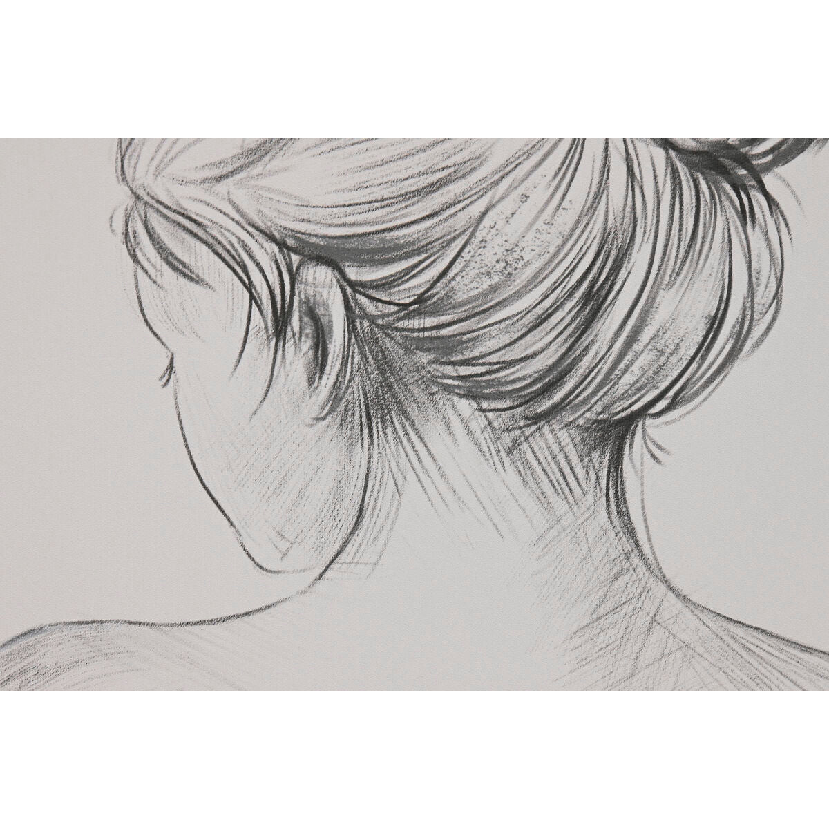 Toile Home ESPRIT Blanc Noir Gris Femme Moderne 82,3 x 4,5 x 102,3 cm 82,5 x 4,5 x 102,5 cm (2 Unités)