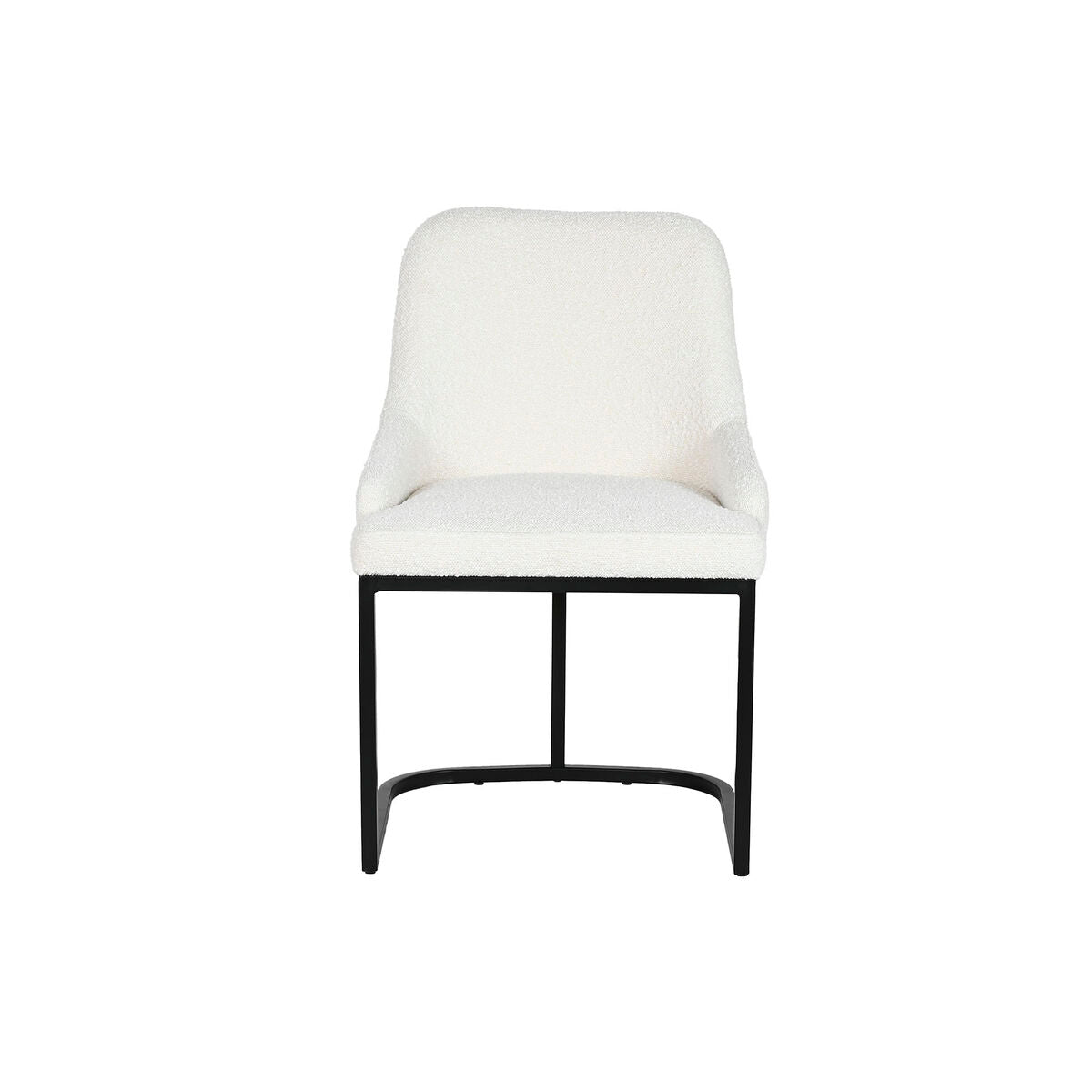 Chaise de Salle à Manger Home ESPRIT Blanc Noir 54 x 61 x 82,5 cm
