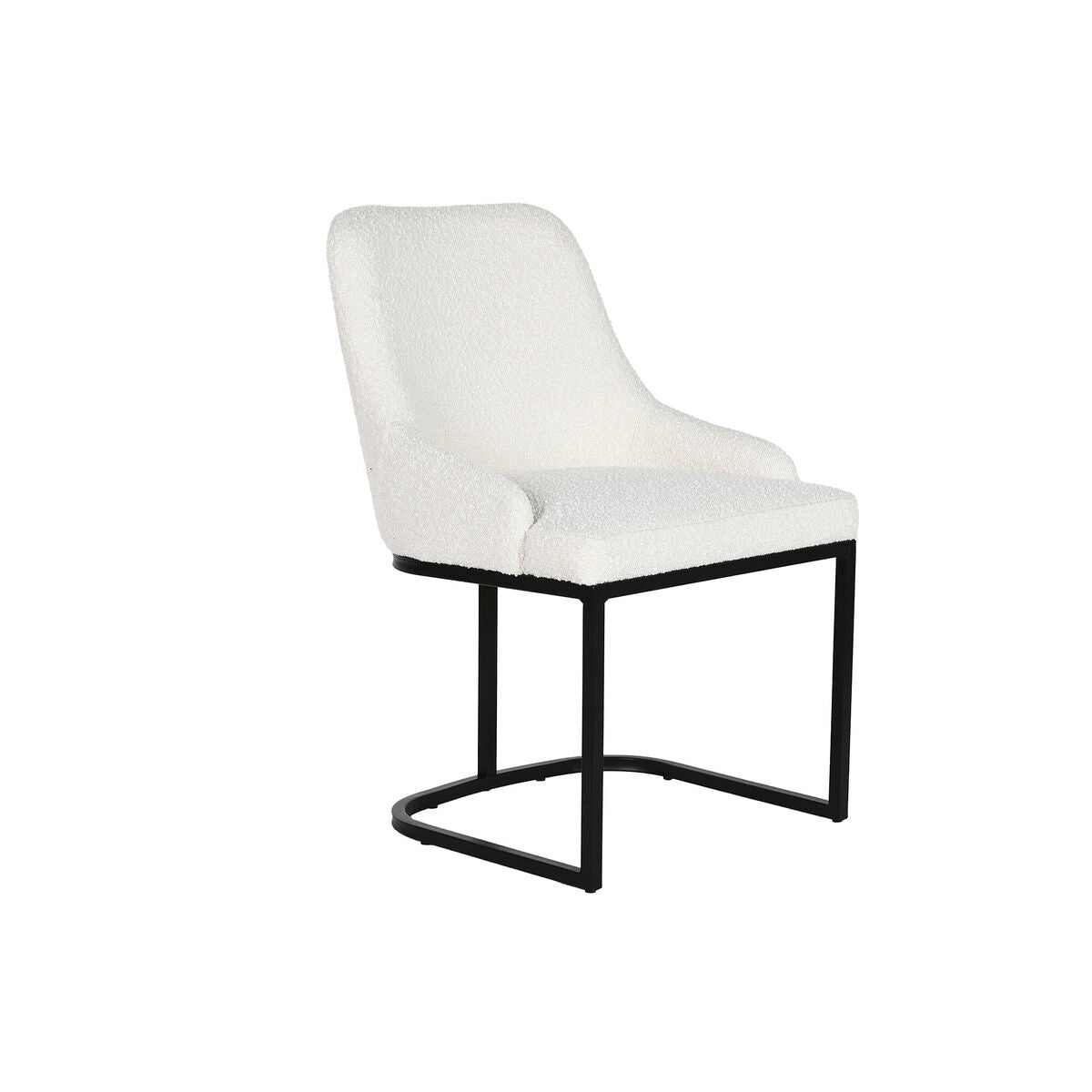 Chaise de Salle à Manger Home ESPRIT Blanc Noir 54 x 61 x 82,5 cm
