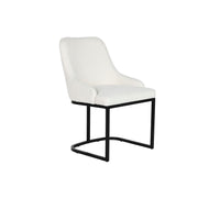 Chaise de Salle à Manger Home ESPRIT Blanc Noir 54 x 61 x 82,5 cm