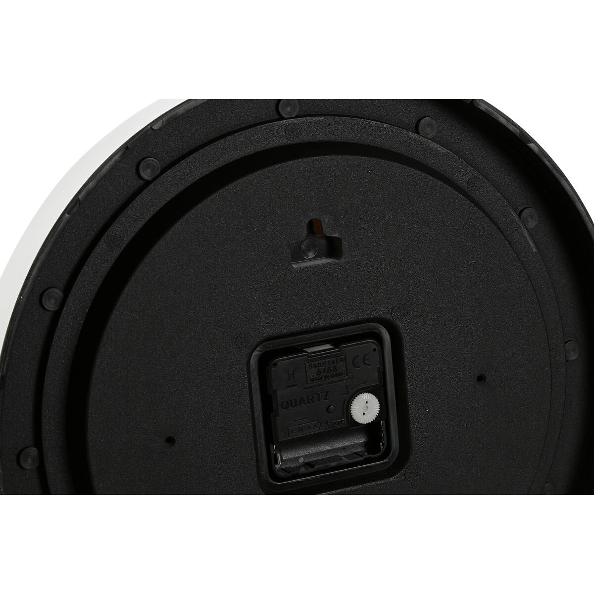 Horloge Murale Home ESPRIT Blanc Doré Argenté PVC 30 x 4 x 30 cm (2 Unités)