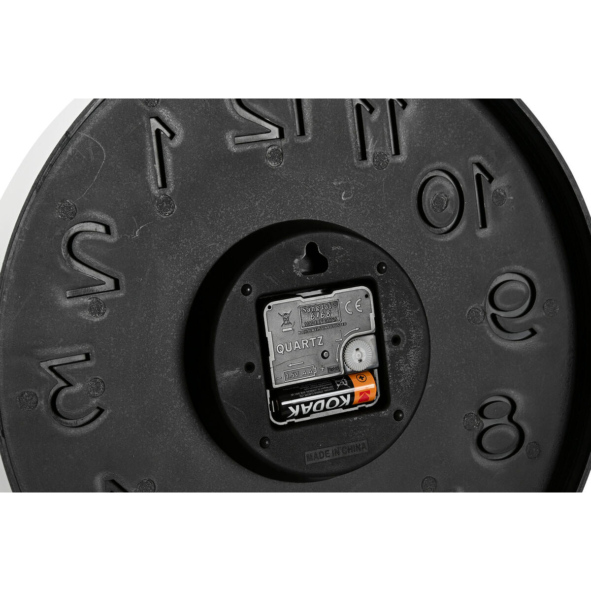 Horloge Murale Home ESPRIT Bleu Blanc Rose Moutarde PVC 30 x 4 x 30 cm (3 Unités)