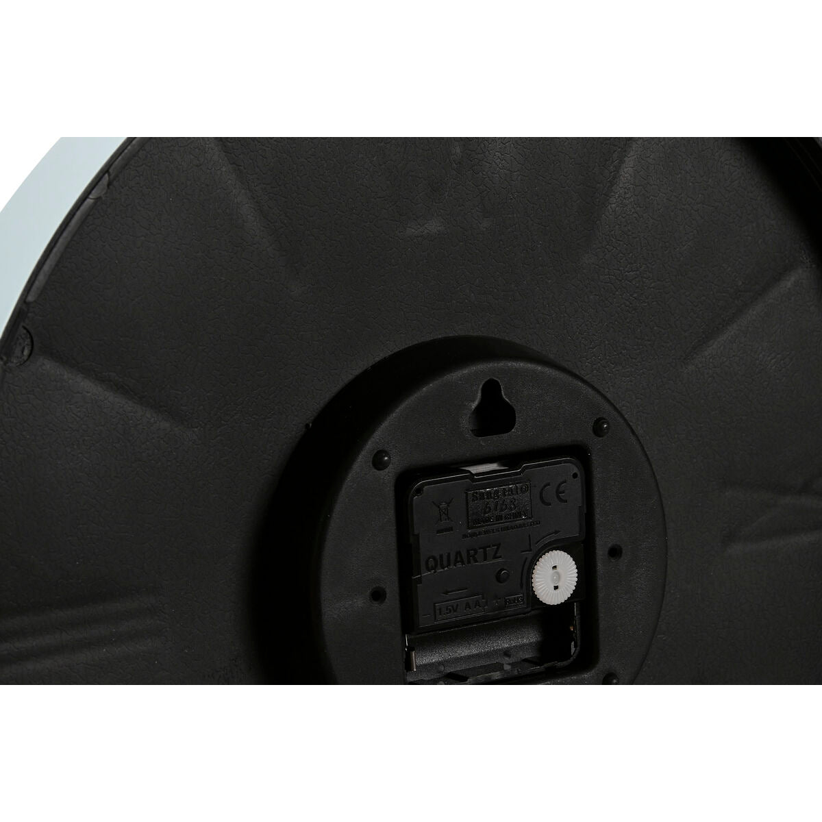 Horloge Murale Home ESPRIT Bleu Rose Moutarde PVC 30 x 4 x 30 cm (3 Unités)