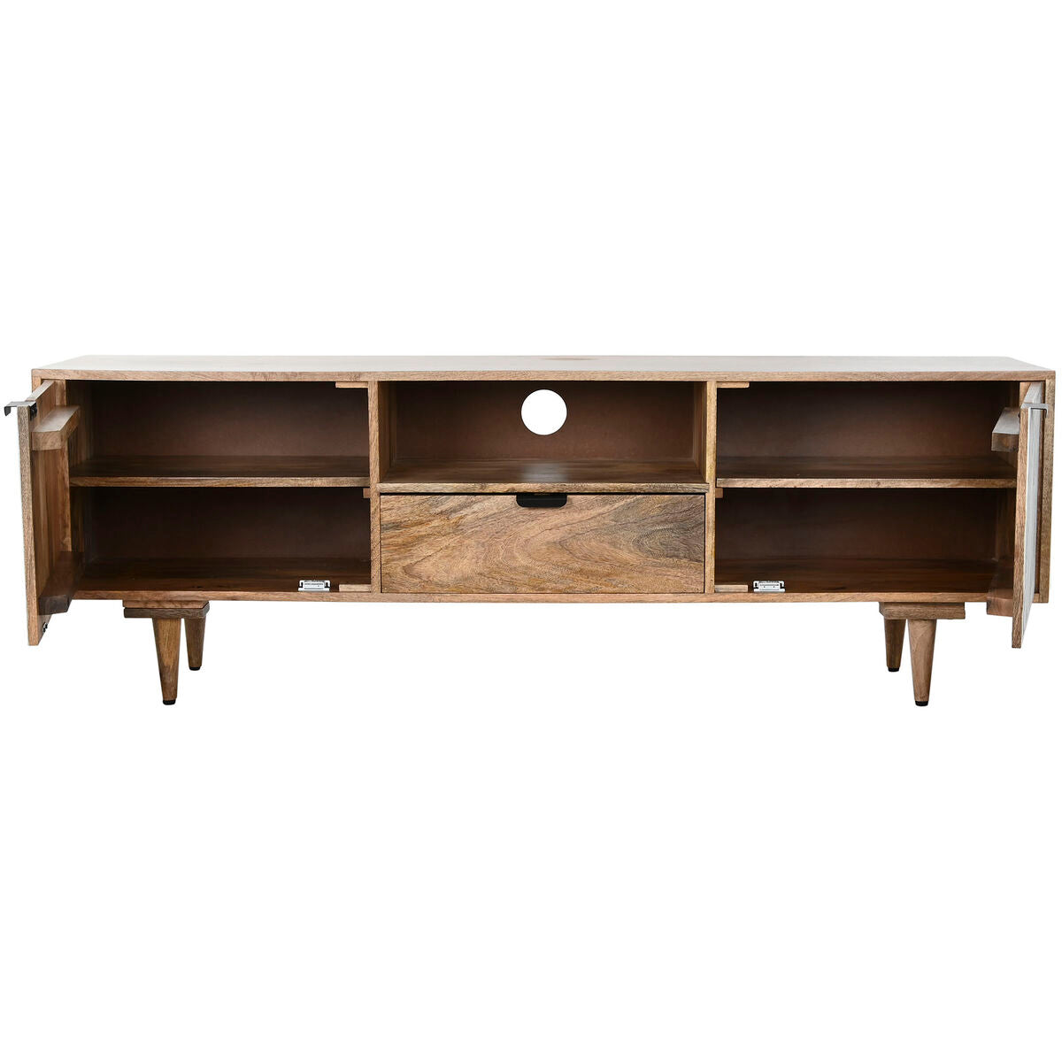 Meubles de télévision Home ESPRIT Blanc Bois de manguier 160 x 41 x 55 cm