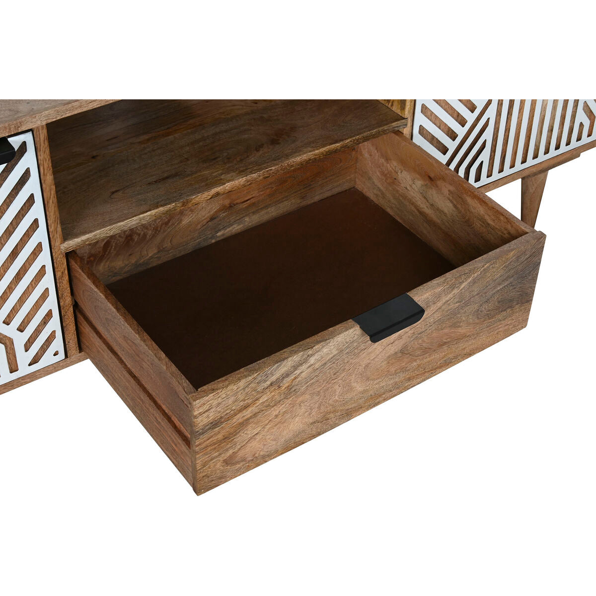 Meubles de télévision Home ESPRIT Blanc Bois de manguier 160 x 41 x 55 cm