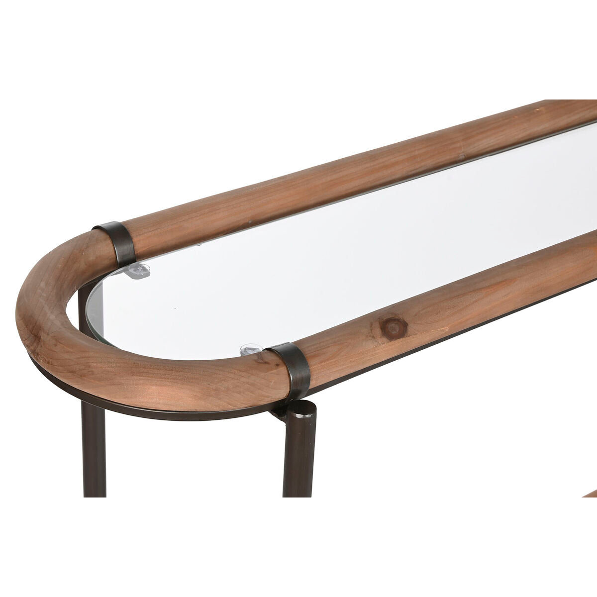 Meuble d'Entrée Home ESPRIT Noir 131 x 36 x 81 cm