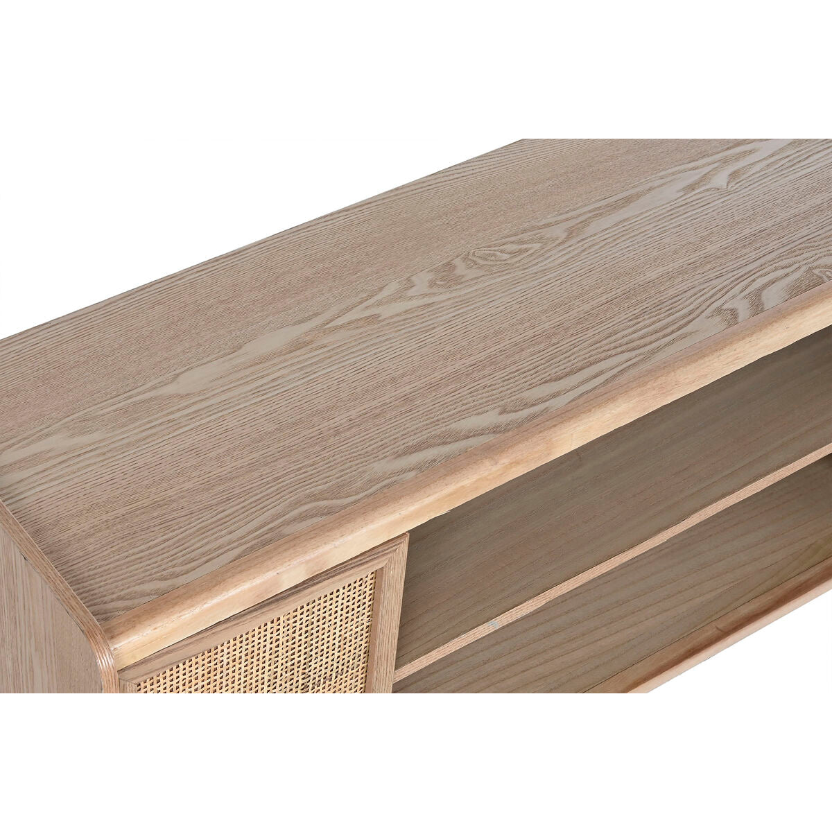 Meubles de télévision Home ESPRIT Naturel Rotin Bois de paulownia 120 x 35 x 54 cm