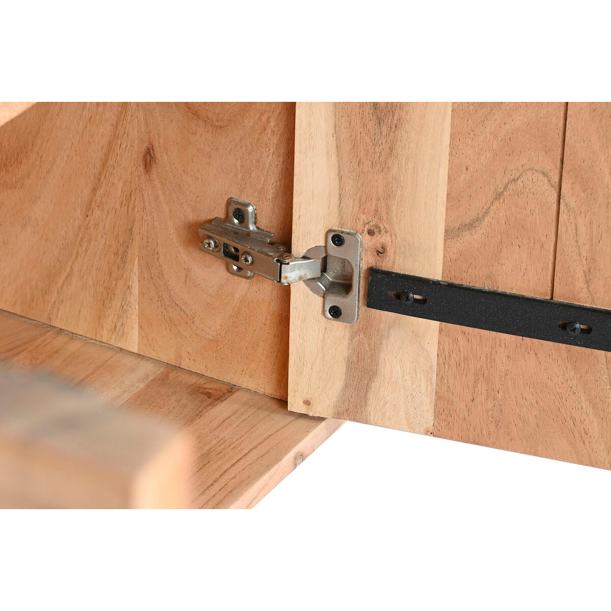 Buffet Home ESPRIT Marron Noir Métal Acacia 145 x 40 x 80 cm