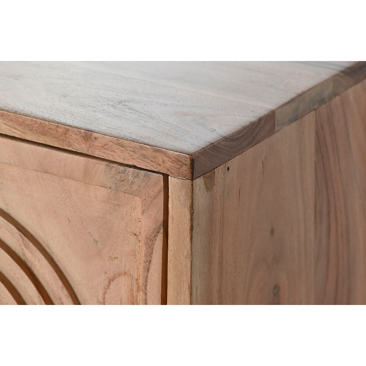 Buffet Home ESPRIT Marron Noir Métal Acacia 145 x 40 x 80 cm