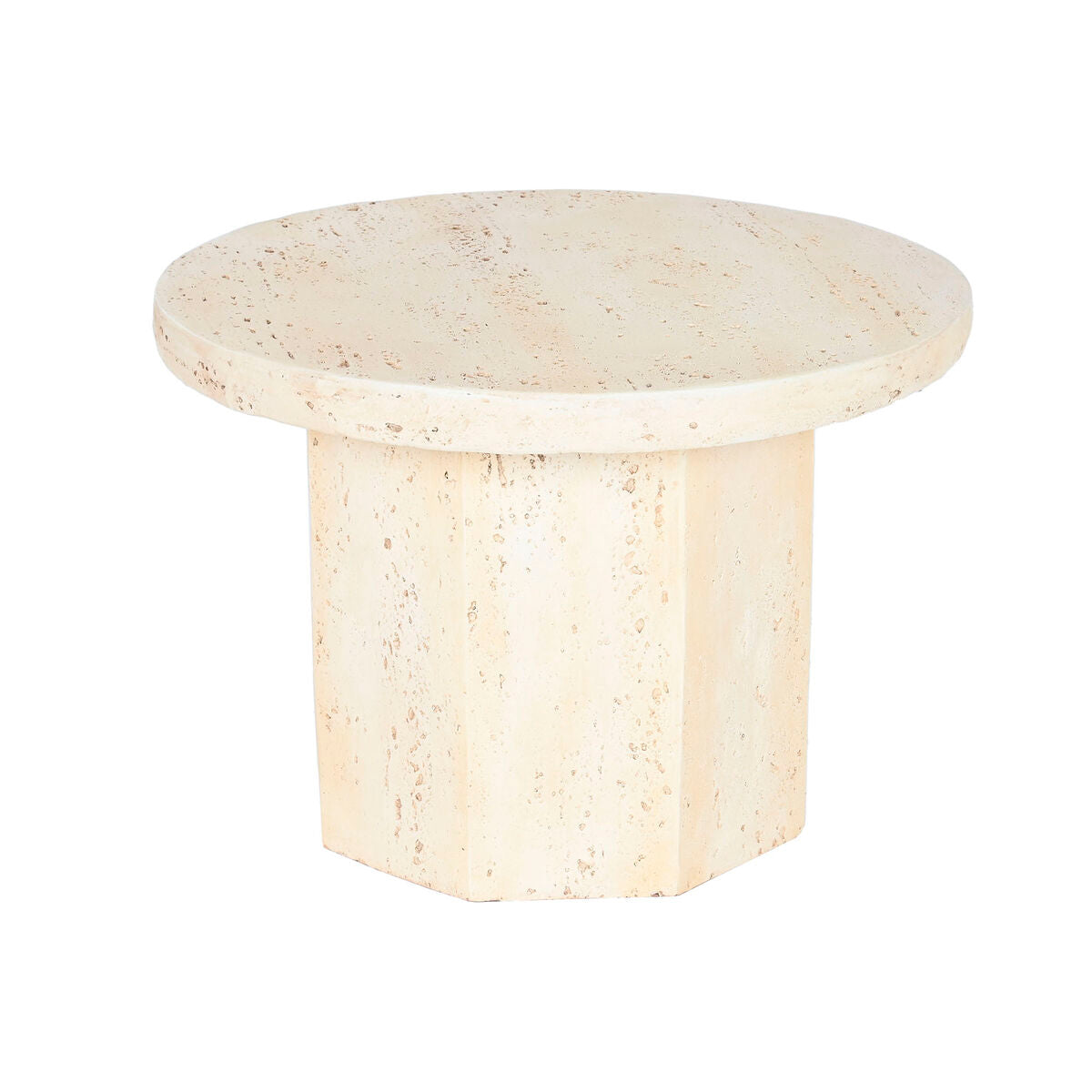 Petite Table d'Appoint Home ESPRIT Beige Magnésium 60 x 60 x 41,9 cm