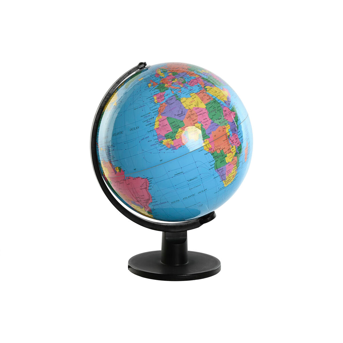 Globe terrestre Home ESPRIT Bleu Noir PVC 33 x 32 x 41 cm
