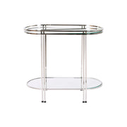 Table d'appoint Home ESPRIT Argenté Acier Miroir 70 x 35 x 63 cm