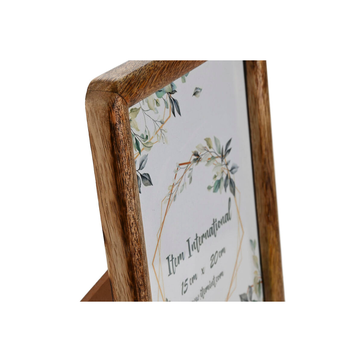 Cadre photo Home ESPRIT Marron Verre Bois de manguier Naturel