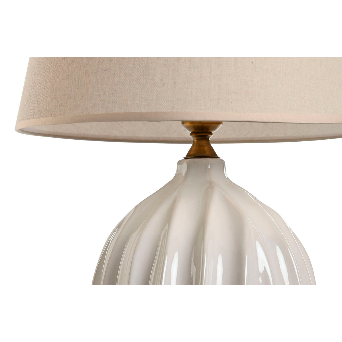 Lampe de bureau Home ESPRIT Blanc Porcelaine 50 W 220 V 40 x 40 x 60 cm