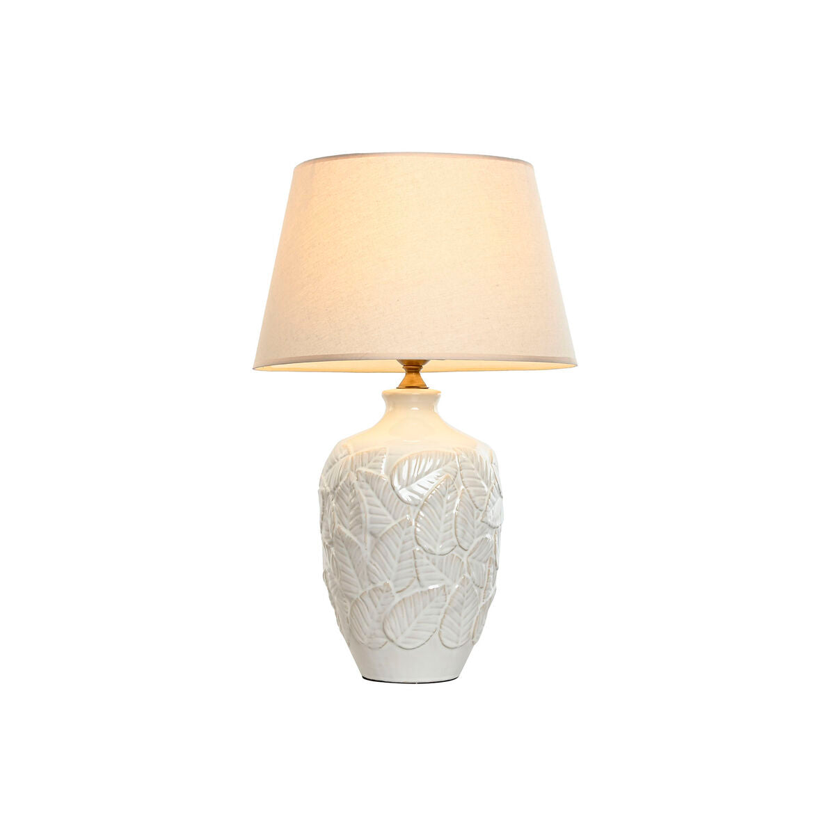 Lampe de bureau Home ESPRIT Blanc Porcelaine 50 W 220 V 40 x 40 x 64 cm