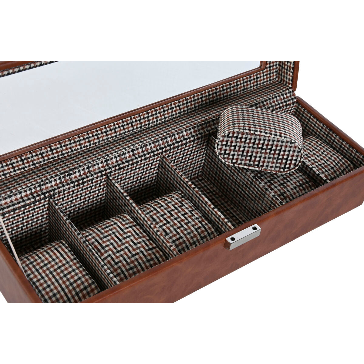 Boîte à bijoux Home ESPRIT Marron Verre 33 x 11,5 x 9 cm