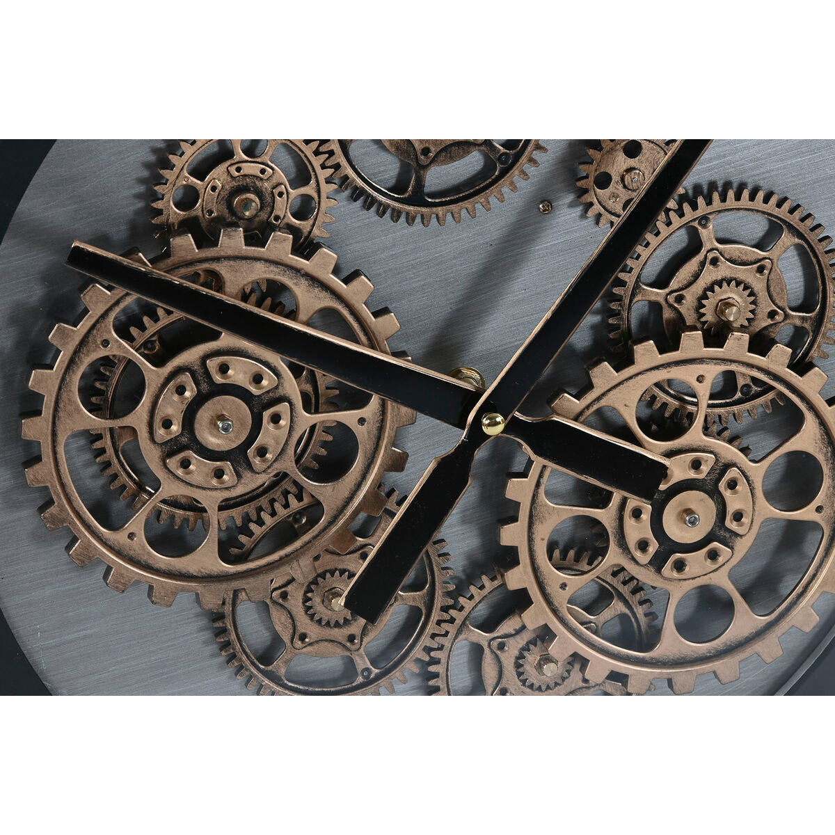 Horloge Murale Home ESPRIT Noir Métal Verre 60 x 8 x 60 cm