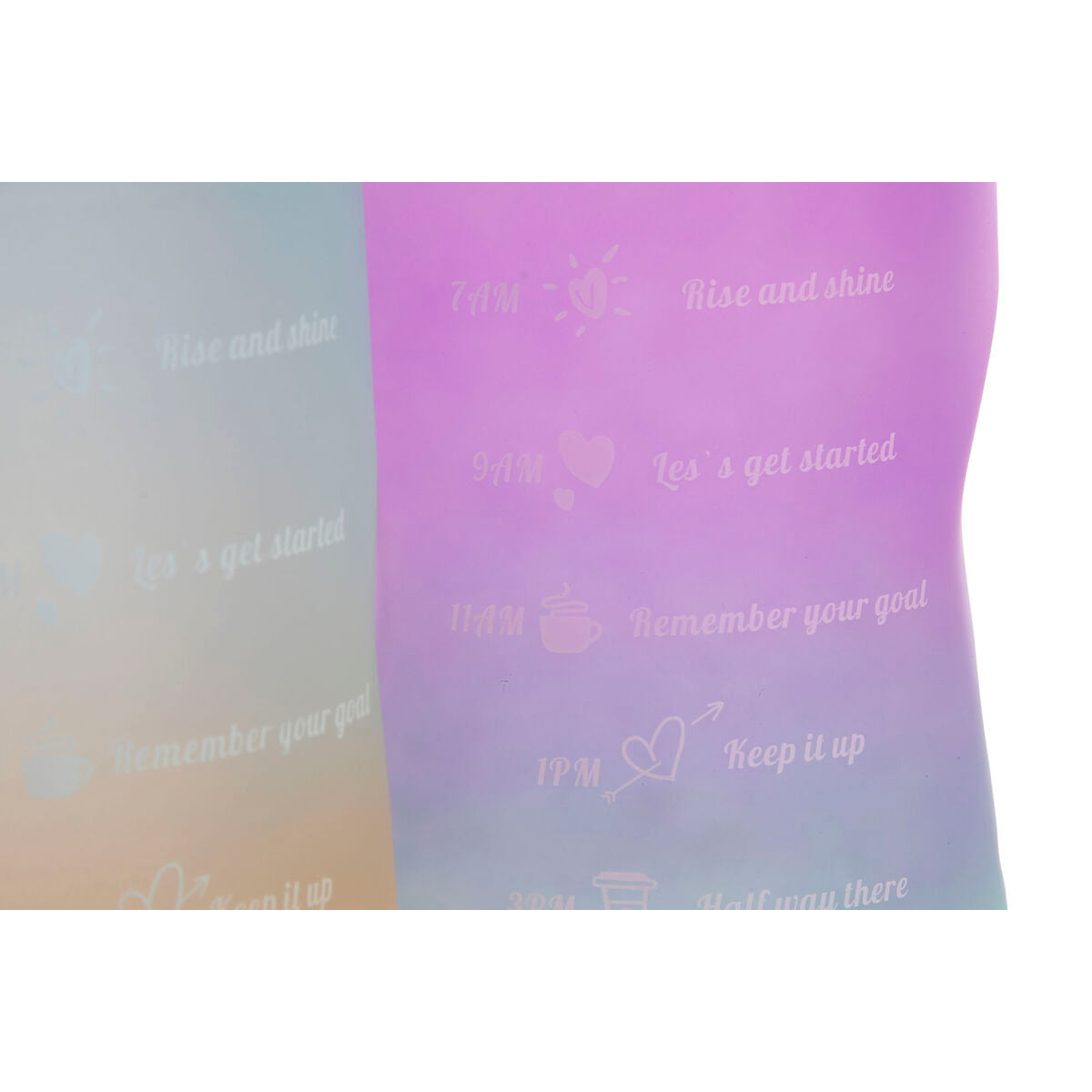 Bouteille d'eau Home ESPRIT Bleu Rose Turquoise Lila polypropylène PET 2 L (3 Unités)