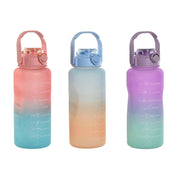 Bouteille d'eau Home ESPRIT Bleu Rose Turquoise Lila polypropylène PET 2 L (3 Unités)