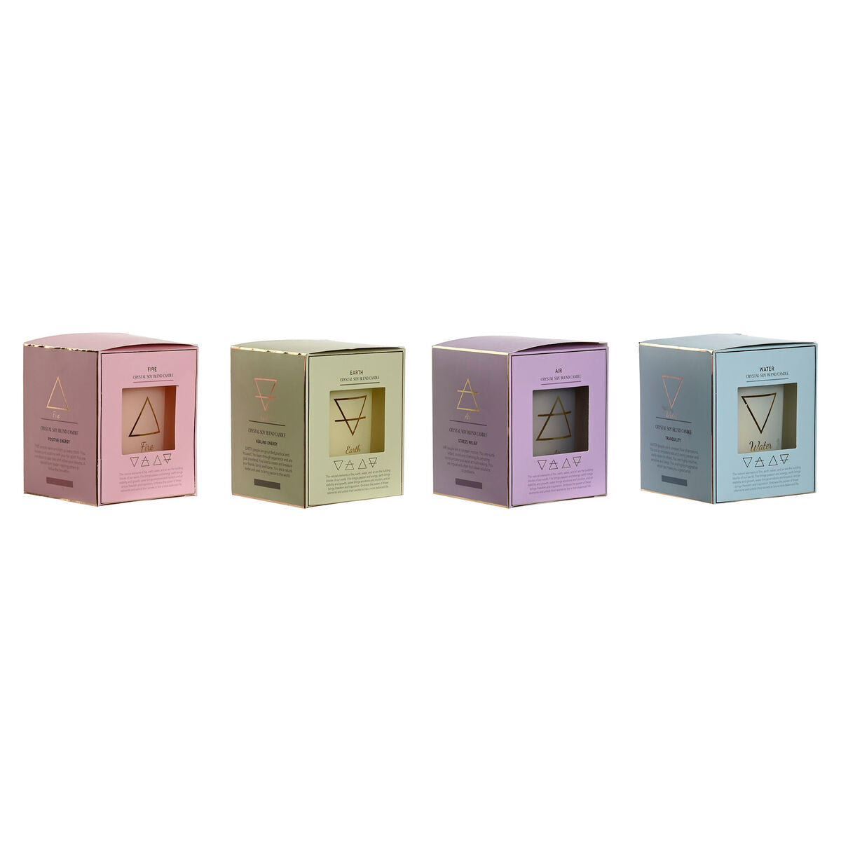 Bougie Parfumée Home ESPRIT Urbaine 200 g (4 Unités)
