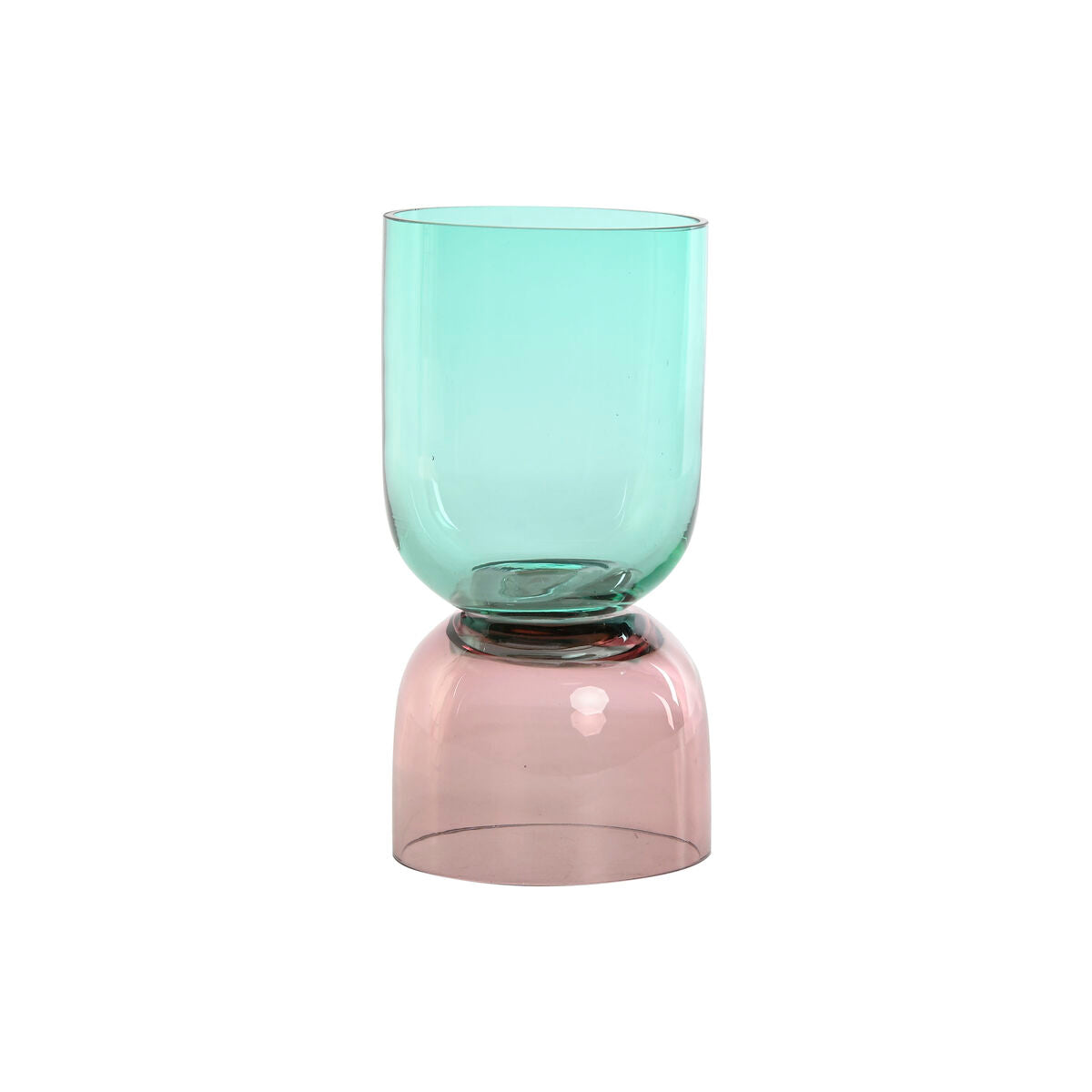 Vase Home ESPRIT Bicolore Verre 10 x 10 x 21 cm