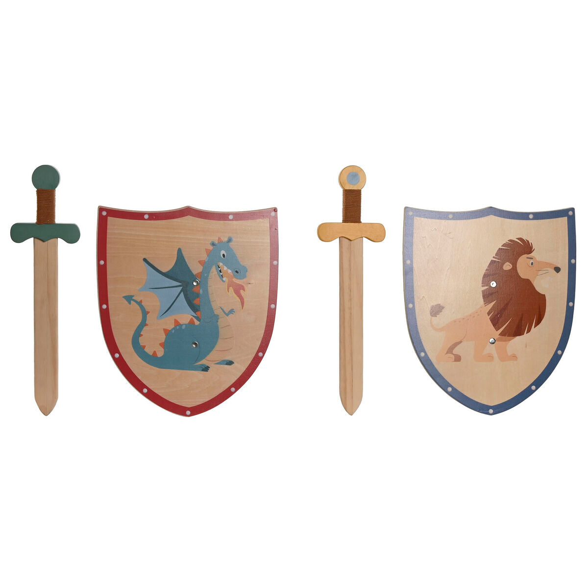 Epée Jouet Home ESPRIT 28 x 0,5 x 33,5 cm (2 Unités)