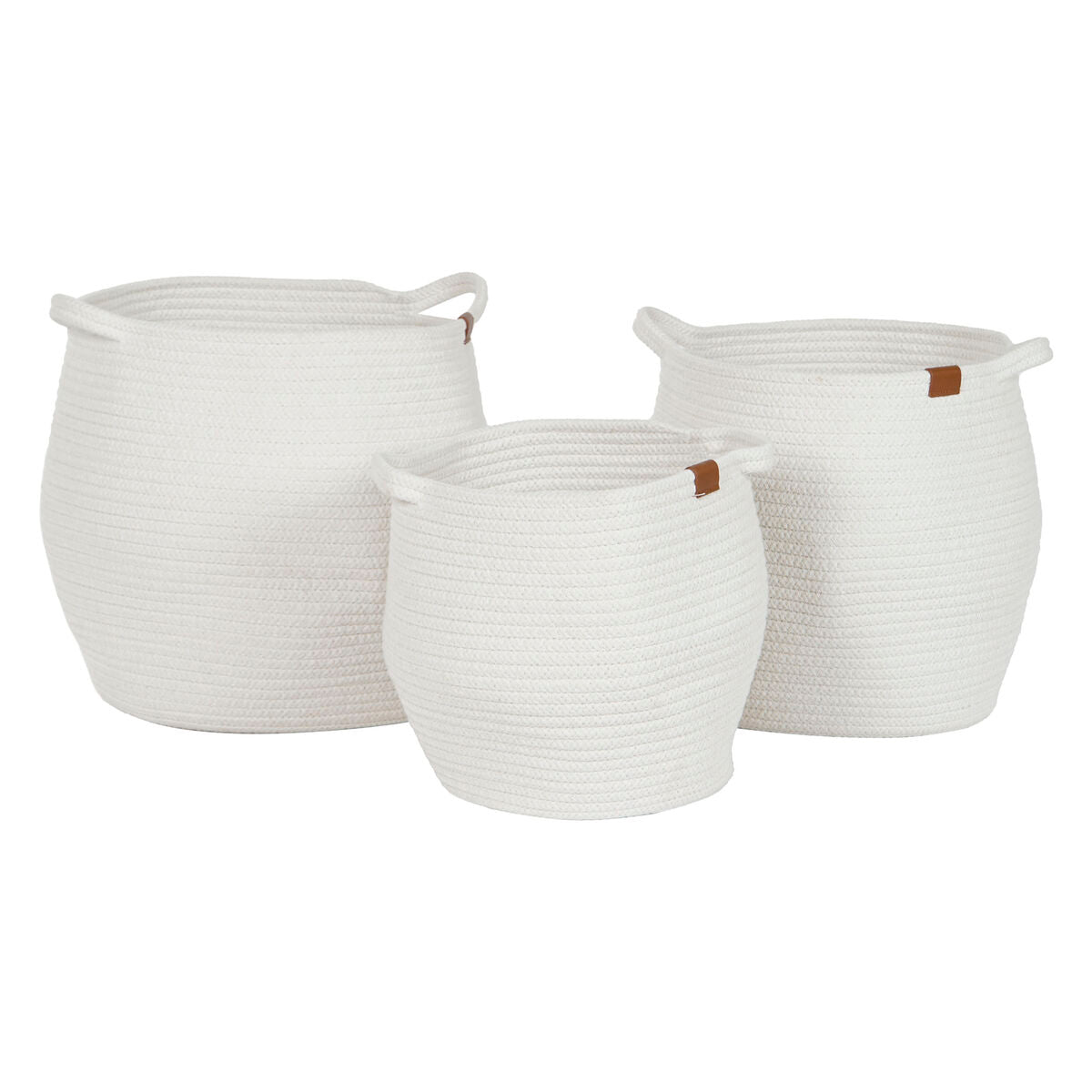 Set de basket Home ESPRIT Moderne 34 x 34 x 34 cm